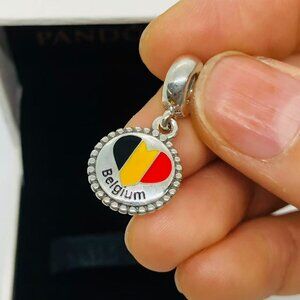✨🔥Pandora Belgium Flag Charm Travel Charm